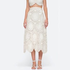 NWT - Sea NY - Camila Skirt - White - 2